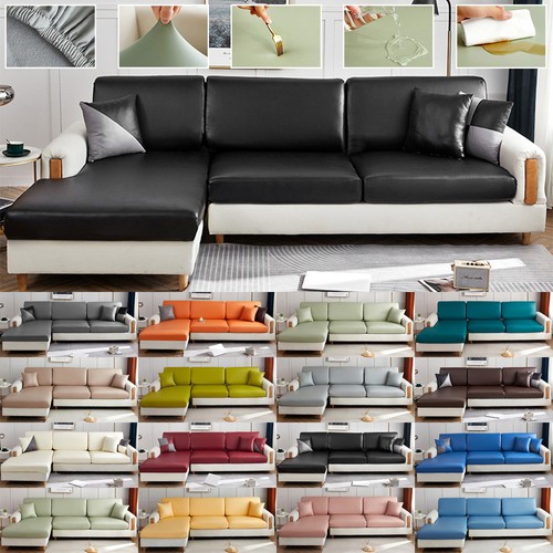 Leather sofa seat - sofa,