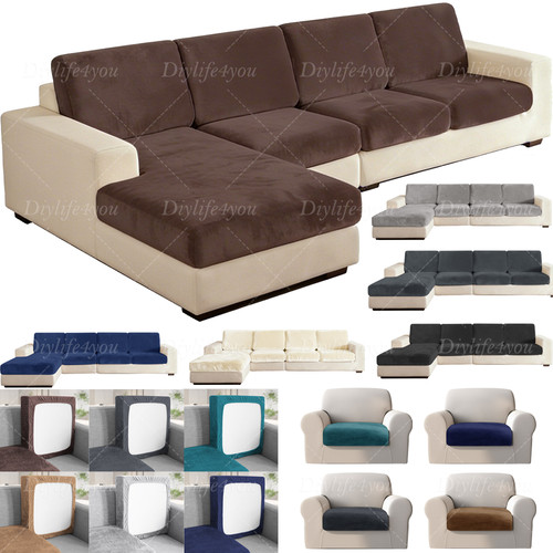 Stretch velvet sofa seat - velvet,