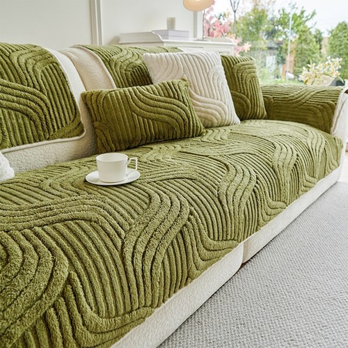 Thick plush sofa - cover, 1-4