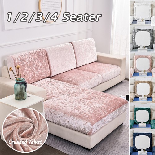 Stretch crushed velvet sofa - stretch,