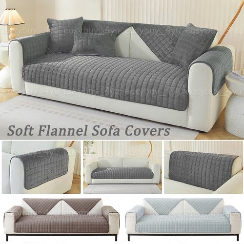 Non slip flannel sofa - non-slip,