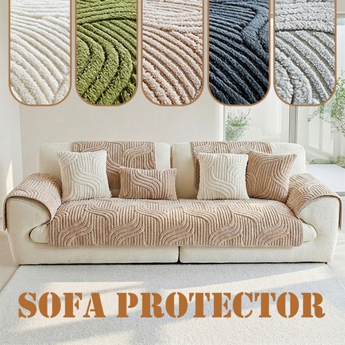 Thick plush sofa cover - sofa, 1-4