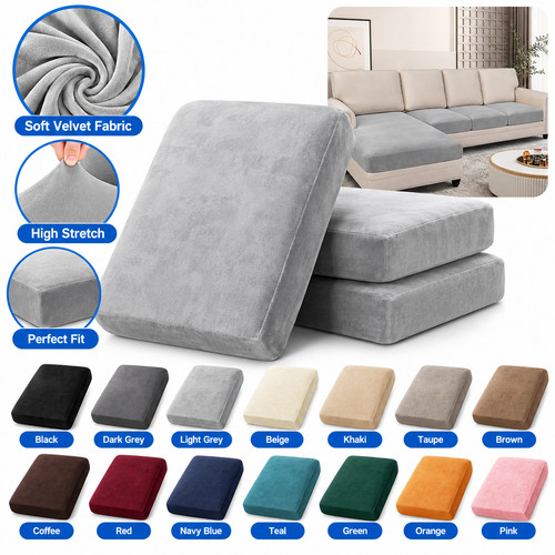 Sofa seat covers velvet seater - sofa,
