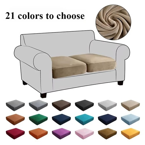 Sofa seat covers velvet - sofa, seater