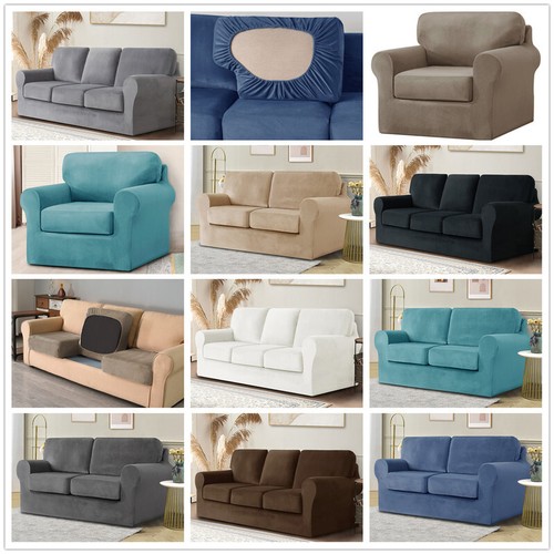 Cushion sofa slipcover velvet - sofa,