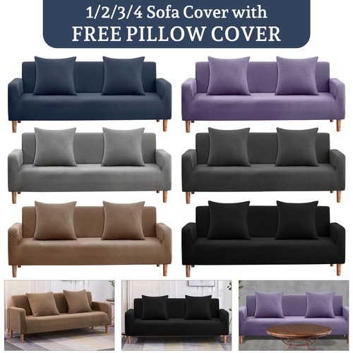Velvet elastic stretch - velvet, sofa