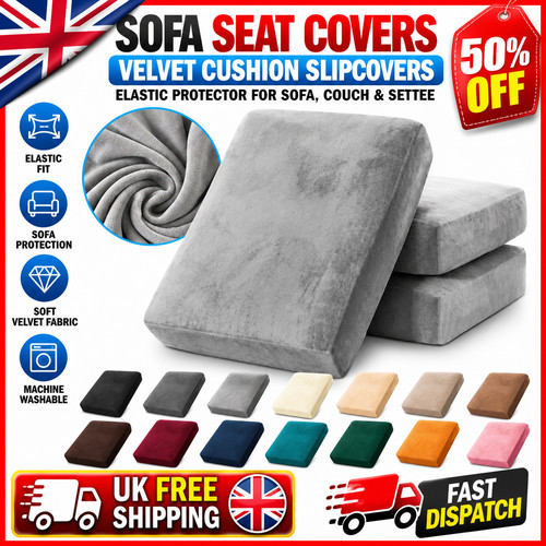 Sofa seat covers velvet - seat, seater