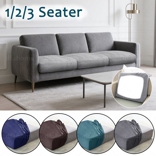 Elastic velvet sofa - velvet, seat