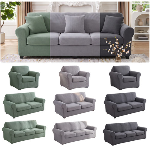 Stretch fleece sofa cover - sofa, with