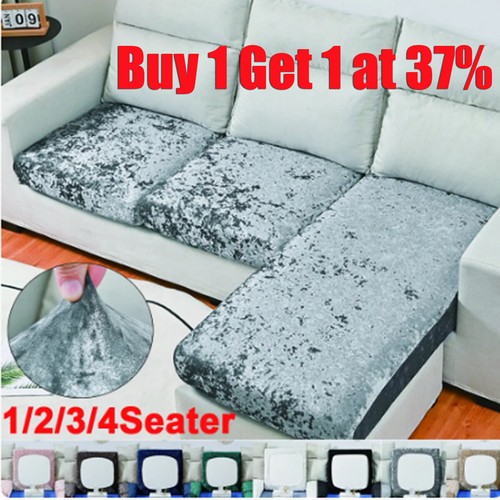 Crushed velvet sofa - sofa, seat